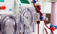 Traditional dialysis machines are not portable.