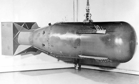 The Little Boy atom bomb was dropped on Hiroshima in 1945
