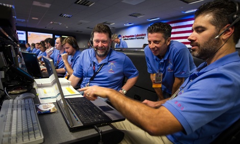 Curiosity Rover team members at NASA's Jet Propulsion Laboratory Curiosity Rover team members at NASA's Jet Propulsion Laboratory