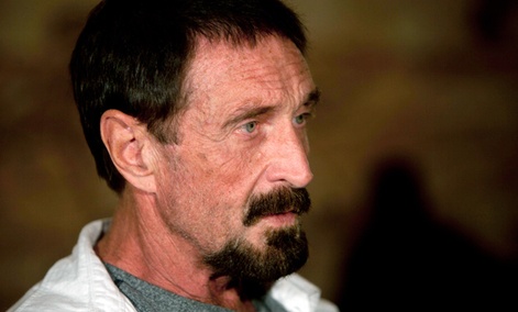 Software company founder John McAfee Software company founder John McAfee