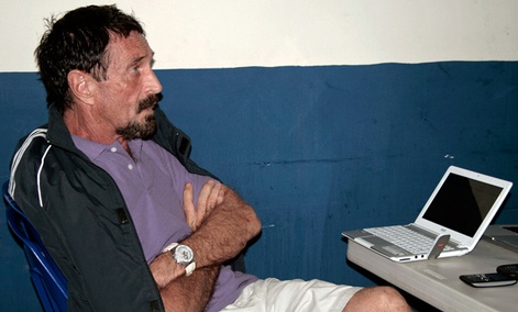 Software company founder John McAfee