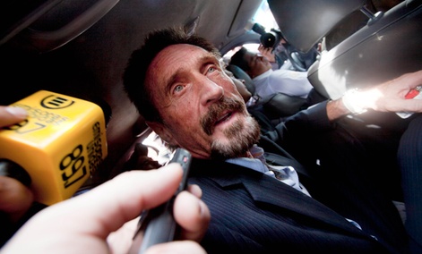 Software company founder John McAfee