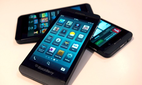 The Blackberry Z10 as it goes on sale in Toronto on Tuesday February 5, 2013.