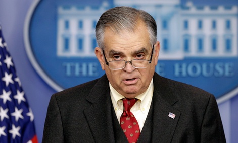 Transportation Secretary Ray LaHood briefs reporters regarding the sequester.