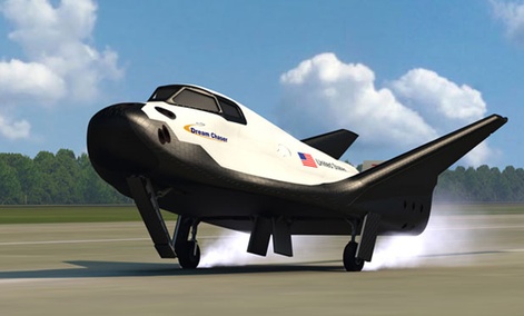 An artist's conception of the Dream Chaser. An artist's conception of the Dream Chaser.