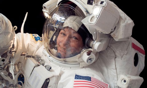 Peggy Whitson, the first female commander of the International Space Station Peggy Whitson, the first female commander of the International Space Station