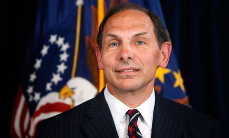 Robert McDonald, secretary of the Veteran Affairs Department. Robert McDonald, secretary of the Veteran Affairs Department.