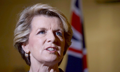 Australian Foreign Minister Julie Bishop Australian Foreign Minister Julie Bishop