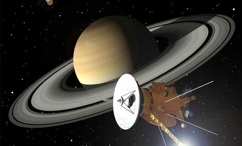 The Cassini Probe, sent to Saturn in 1997. The Cassini Probe, sent to Saturn in 1997.