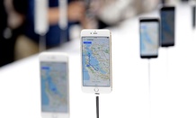 The iPhone 6 is displayed on Tuesday, Sept. 9, 2014, in Cupertino, Calif.