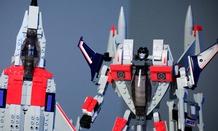 Hasbro's Starscream decepticon action figure.