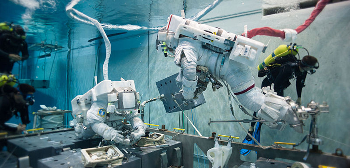 How Astronauts Train Underwater At NASA's Neutral Buoyancy Lab   YouTube