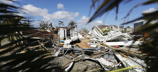 The remains of a house destroyed by Hurricane Irma are seen in Goodland, Fla., Tuesday, Sept. 12, 2017. The remains of a house destroyed by Hurricane Irma are seen in Goodland, Fla., Tuesday, Sept. 12, 2017.