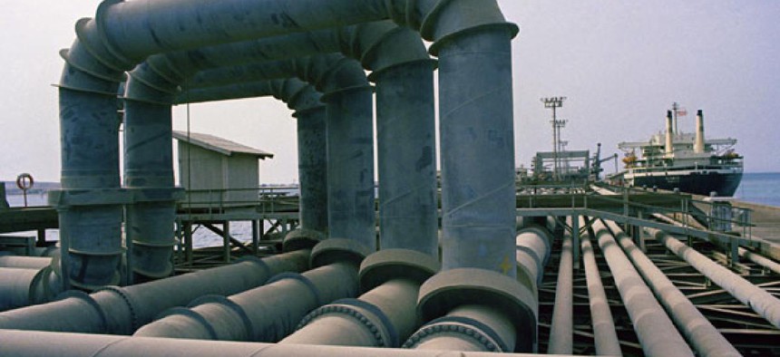 Kharg Island handles the majority of Iran's crude oil exports. 
