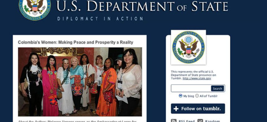 The State Department uses Tumblr.