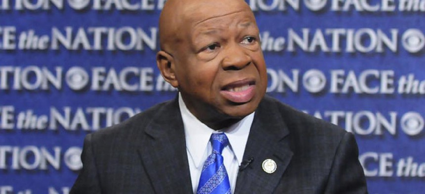 Reps. Elijah Cummings, D-Md., said Thursday that Issa was misapplying the rule because no committee members are on the ballot in the election at issue .