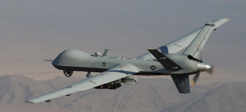 A US reaper drone.