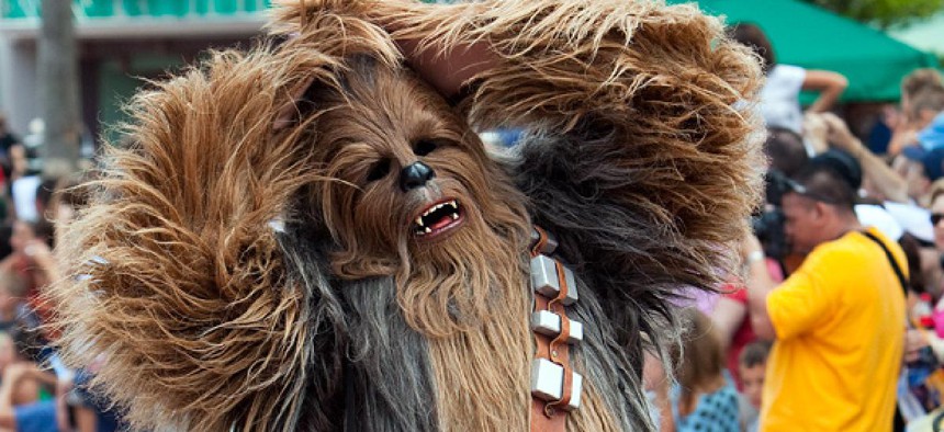 One tweeter requested Chewbacca from the Star Wars films.