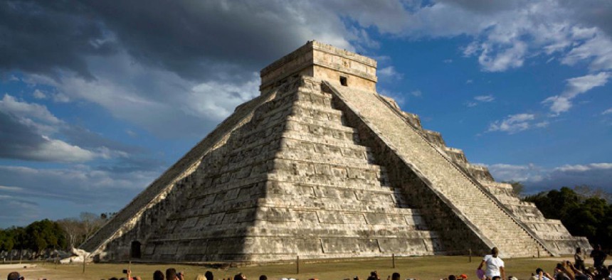 Kukulkan Pyramid in Chichen Itza, Mexico