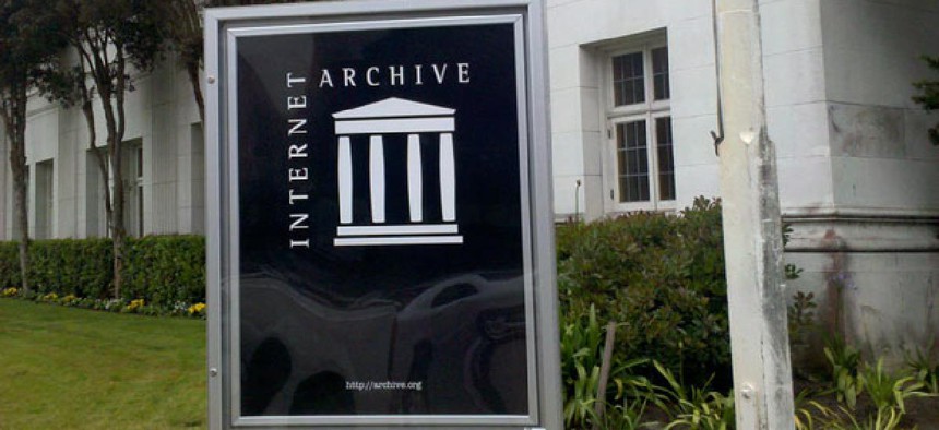 The Internet Archive in San Francisco.