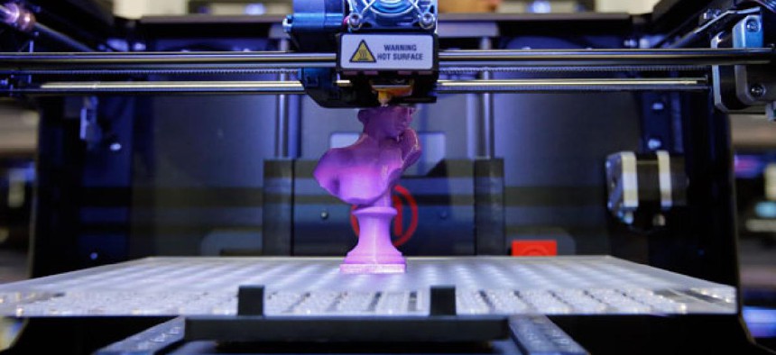 The MakerBot Replicator 2X 3D desktop printer was showcased at International Consumer Electronics Show in Las Vegas last month.