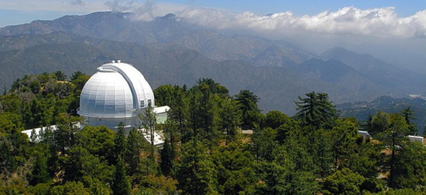 The Mount Wilson Observatory near Altadena, Calif.