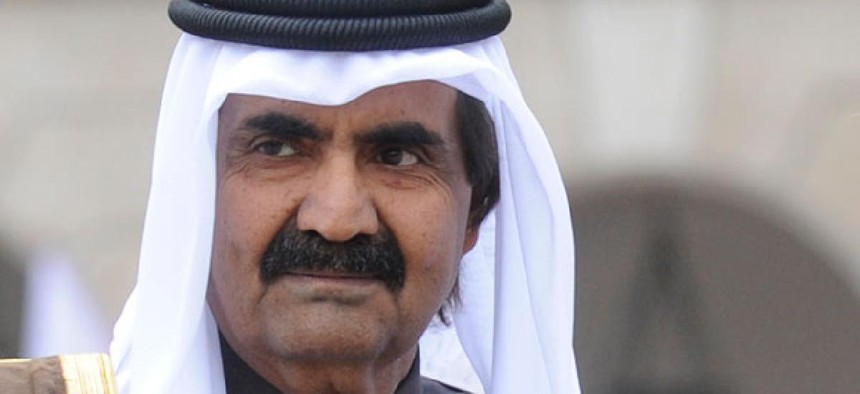 Sheikh Hamad bin Khalifa Al Thani is Emir of Qatar. He may be a target of Syrian hackers.