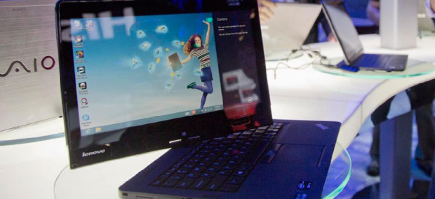 The Lenovo convertible Ultrabook is a transitional machine.