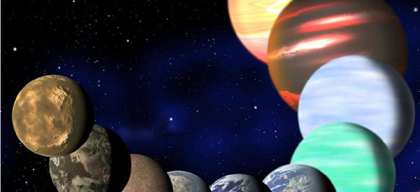 The different types of planets in our Milky Way galaxy detected by NASA’s Kepler spacecraft.