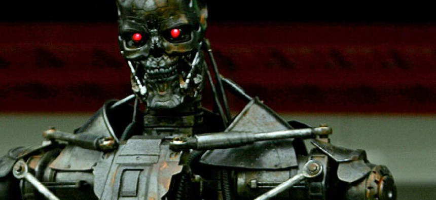A model of the "Terminator" robot