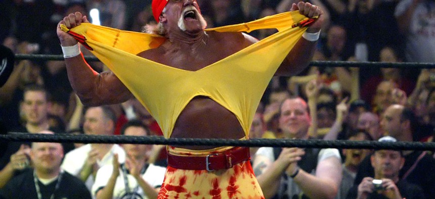 Hulk Hogan participated in WWE's WrestleMania 21  in 2005.