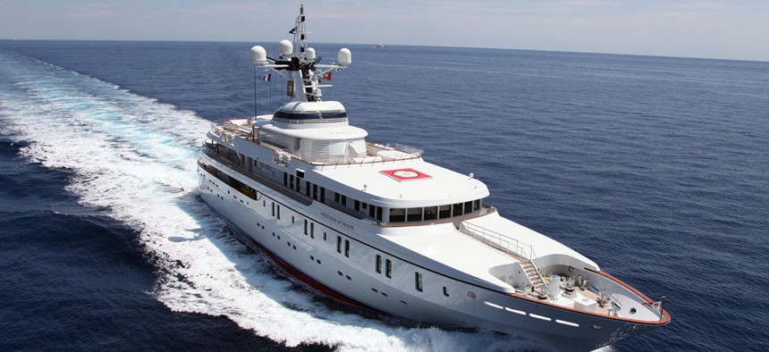 A University of Texas research team successfully performed GPS spoofing attacks on this 213 foot yacht while it traveled on the Mediterranean Sea.