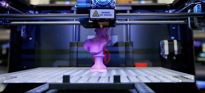 The MakerBot Replicator 2X 3D desktop printer