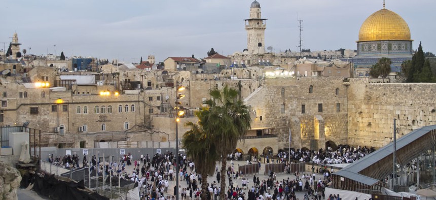 The Old City section of Jerusalem is a major sticking point in the Israeli-Palestinian conflict. 