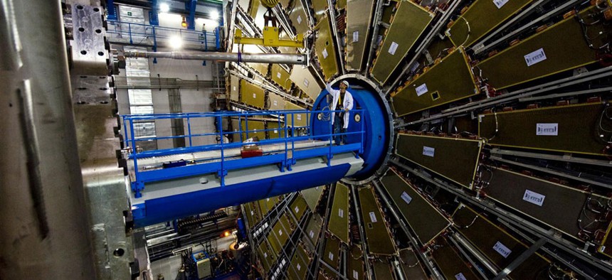 Preparation of the ATLAS detector at the Large Hadron Collider