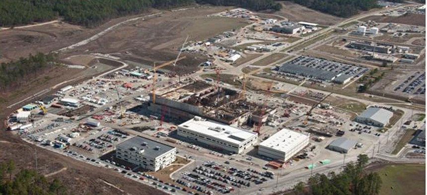 The MOX site in 2012 was under heavy construction.