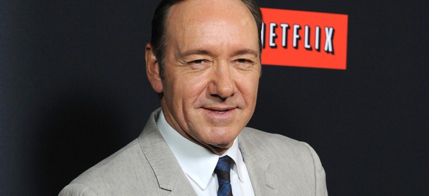 Kevin Spacey stars in the Netflix original series House of Cards.