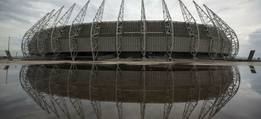 The Castelao stadium will host matches during the 2014 World Cup Tournament in Brazil. 
