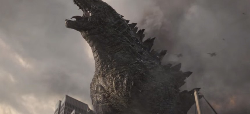 Godzilla did not, in fact, really attack San Francisco. It was just a movie.