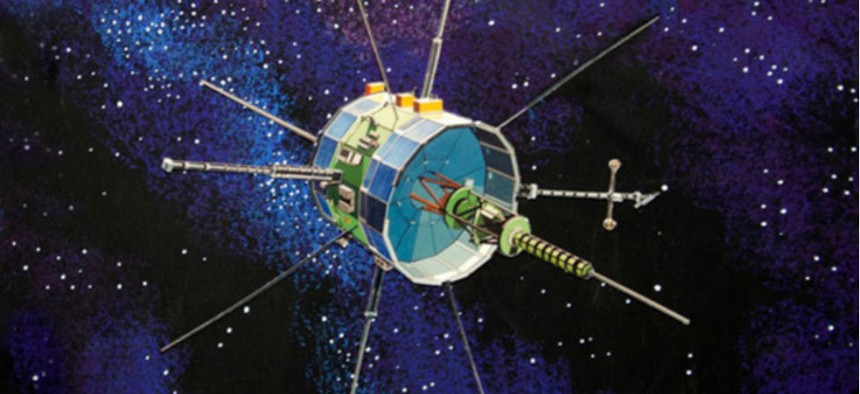 The ISEE-3 (ICE) spacecraft.