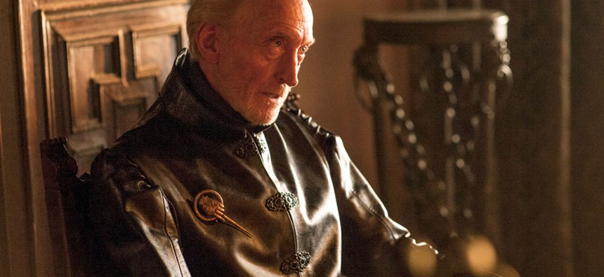 In the show 'Game of Thrones,' the diabolical Tywin Lannister has a high influence, enabling him to effectively determine the course of events despite not being king.