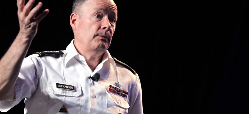Army General Keith Alexander, head of the National Security Agency 