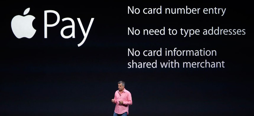 Eddy Cue, Apple Senior Vice President of Internet Software and Services, discusses the new Apple Pay product.