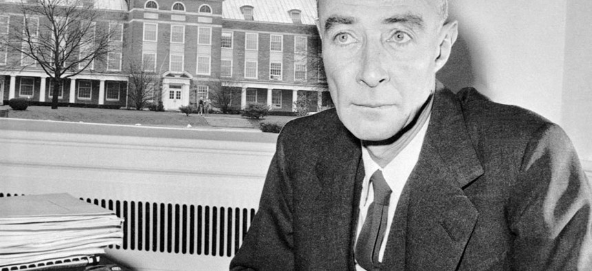 Dr. J. Robert Oppenheimer on December 5, 1958.