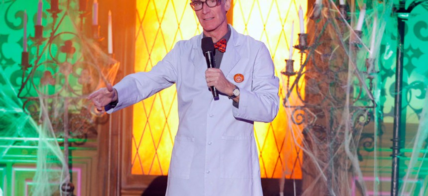 Bill Nye the Science Guy, an icon for the millenial generation.