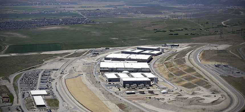 An aerial view of the NSA's Utah Data Center in Bluffdale, Utah. 