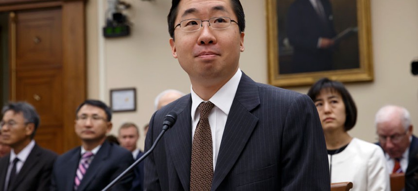 Todd Park, former chief technology officer of the US, prepares to testify on Capitol Hill