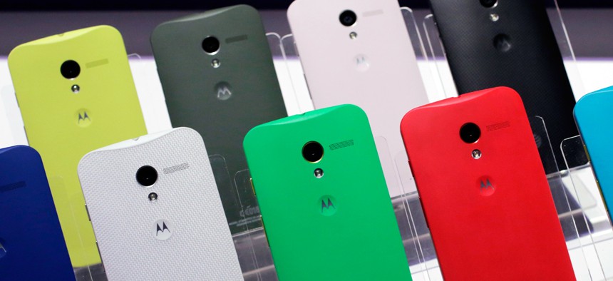 Motorola Moto X smartphones, using Google's Android software.