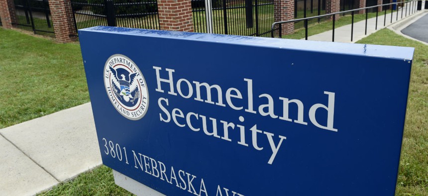 The Homeland Security Department headquarters in northwest Washington, Friday, June 5, 2015. China-based hackers are suspected once again of breaking into U.S. government computer networks, and the entire federal workforce could be at risk this time. The 