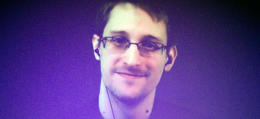Former U.S. National Security Agency contractor Edward Snowden.